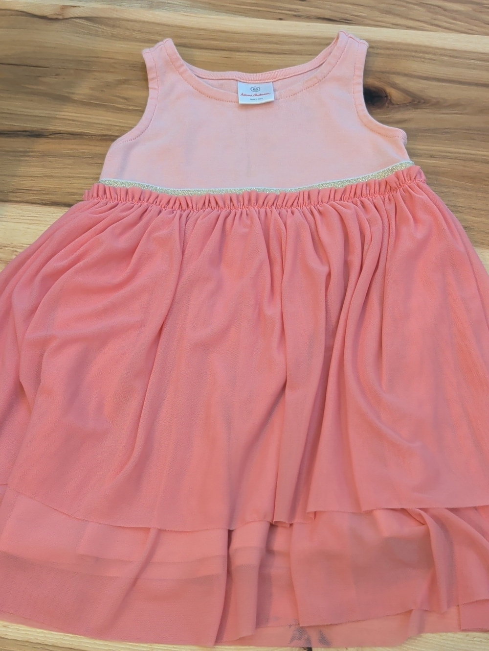 Girls' Sleeveless Chiffon Dress